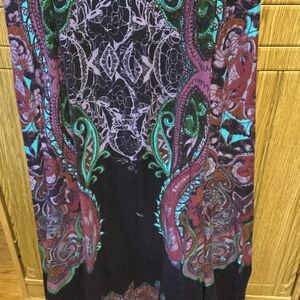 Reborn Purple and Green Sleeveless Sundress Maxi